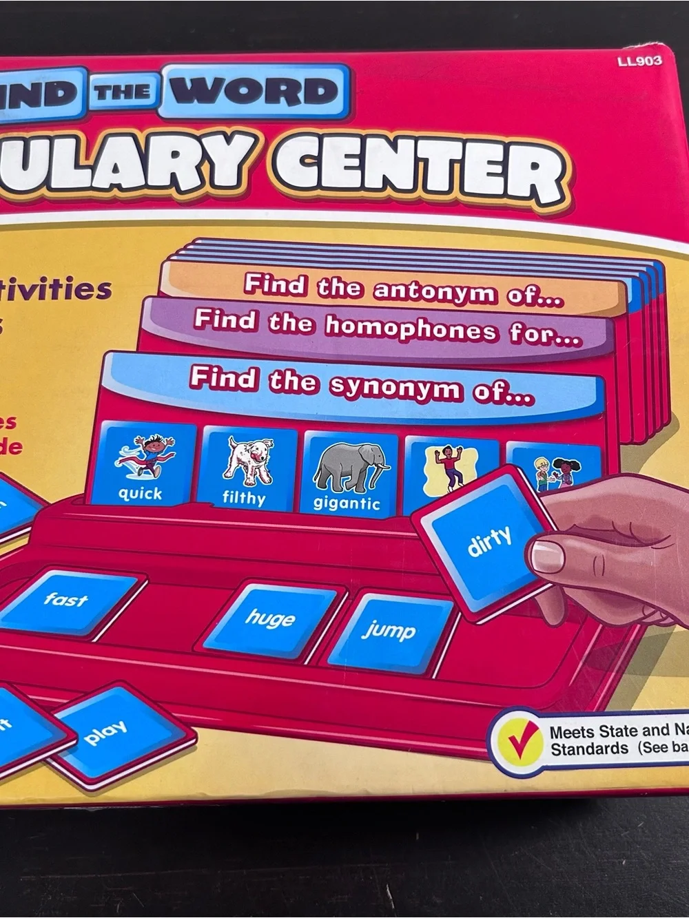 Lakeshore Find the Word Vocabulary Center Homeschool Teacher LL903 Language